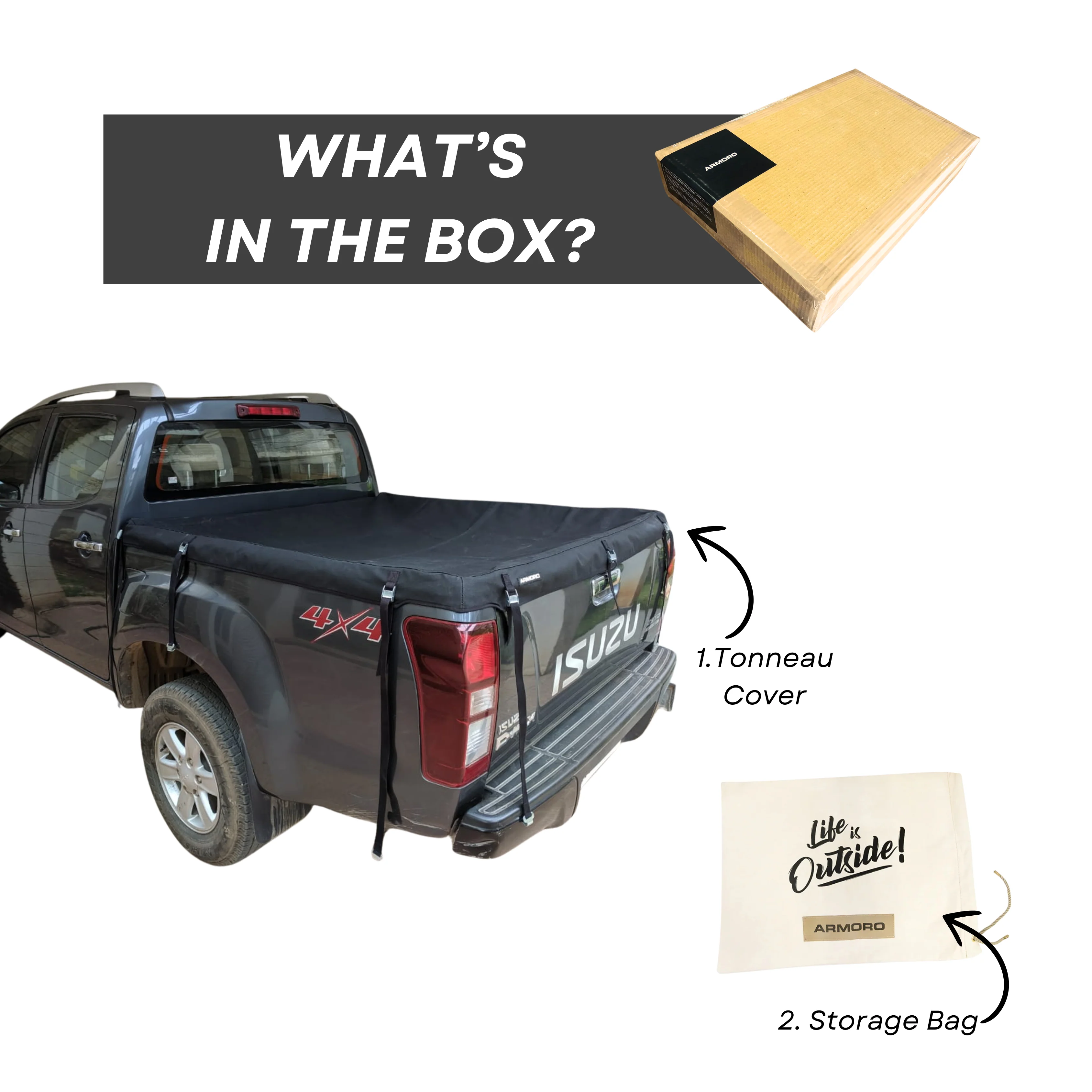 Isuzu D-Max V-Cross Tonneau Cover - Image 9