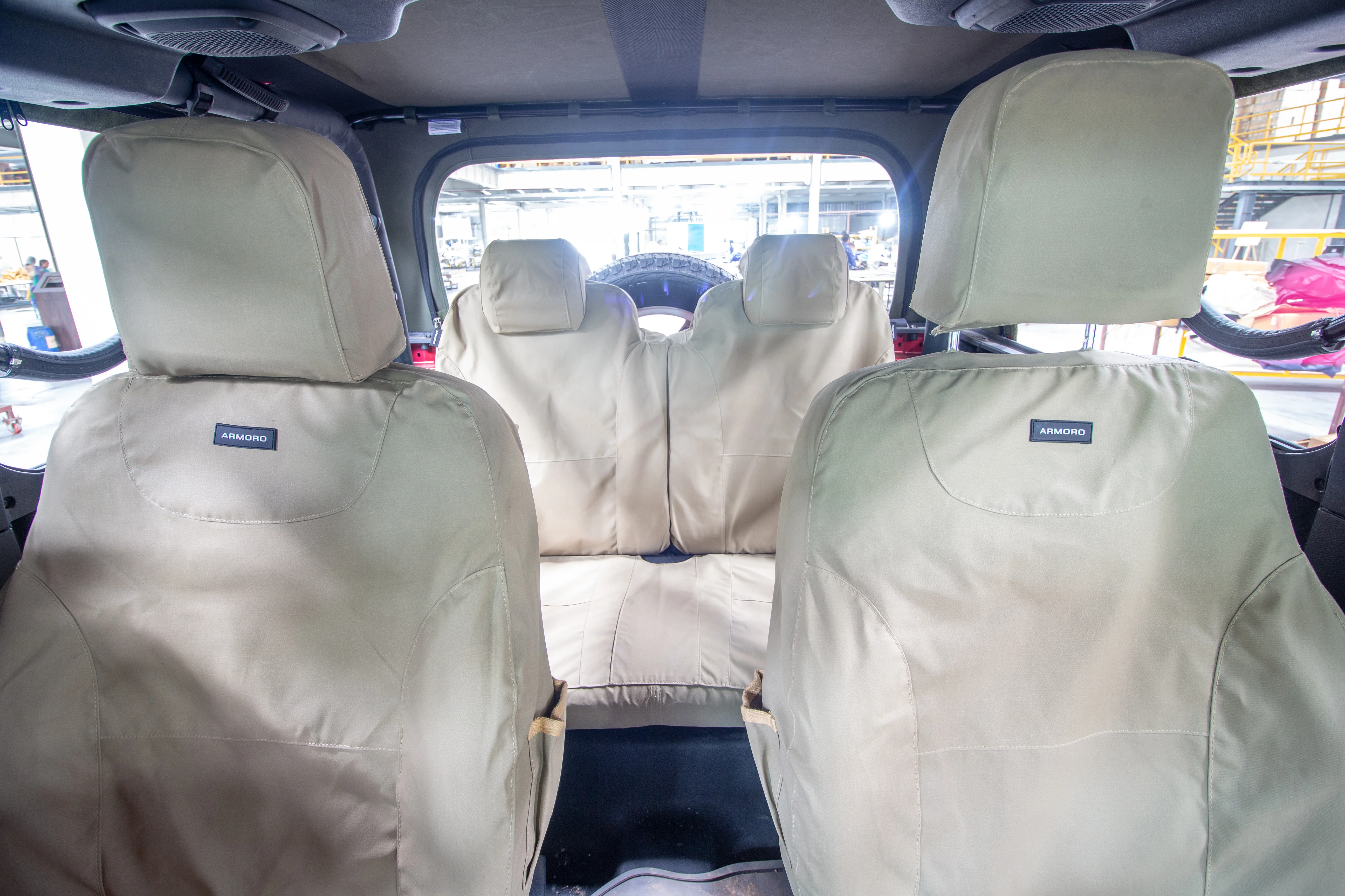 Mahindra Thar 2020 Waterproof Canvas Seat Cover - Image 16