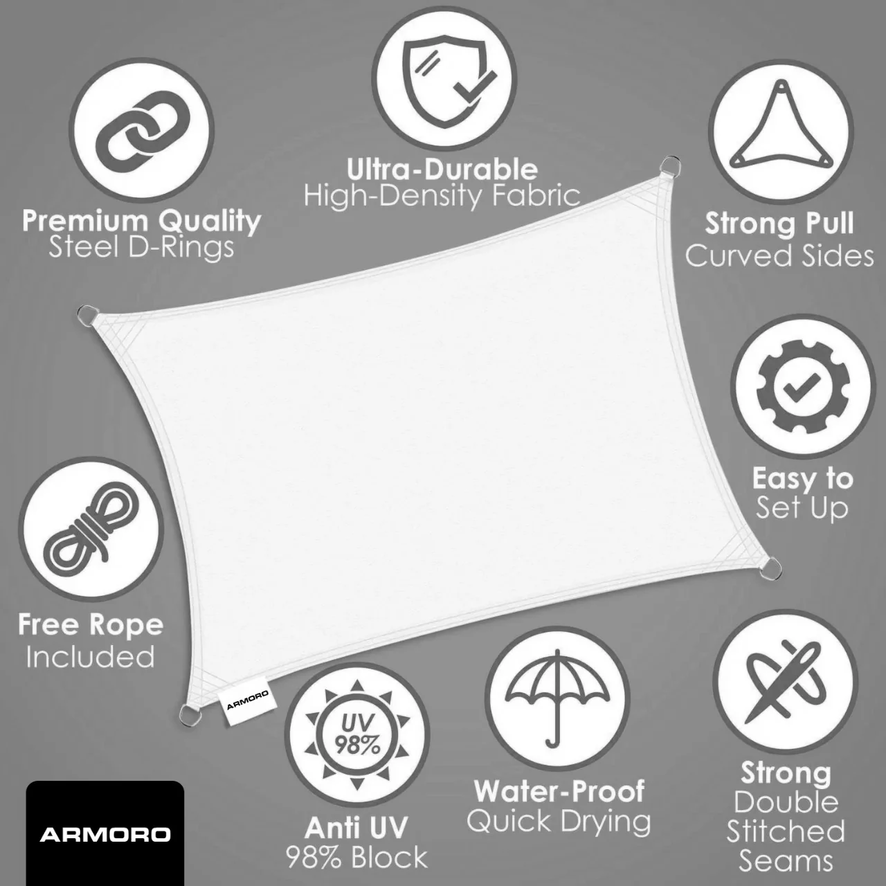 Shade Sail - Rectangle - Image 6