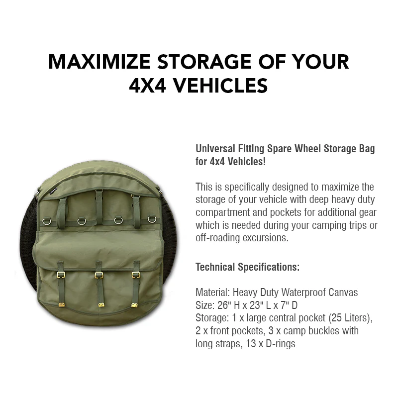 Spare Wheel Storage Camping Bag - Image 10