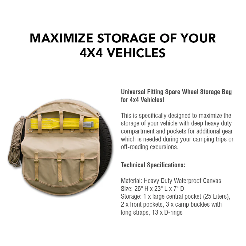 Spare Wheel Storage Camping Bag - Image 5