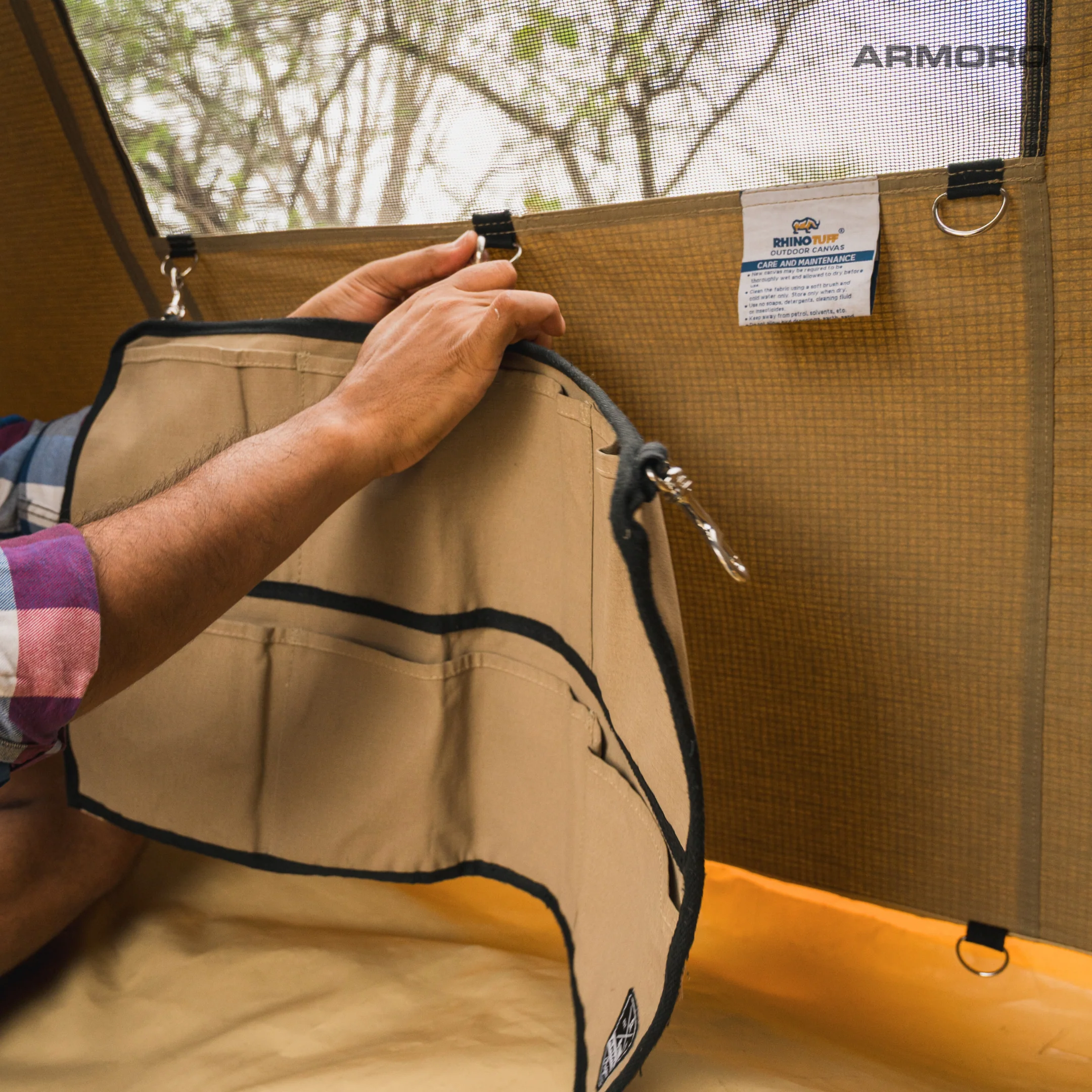 Hanging Pocket Organizer for Tents - Image 7