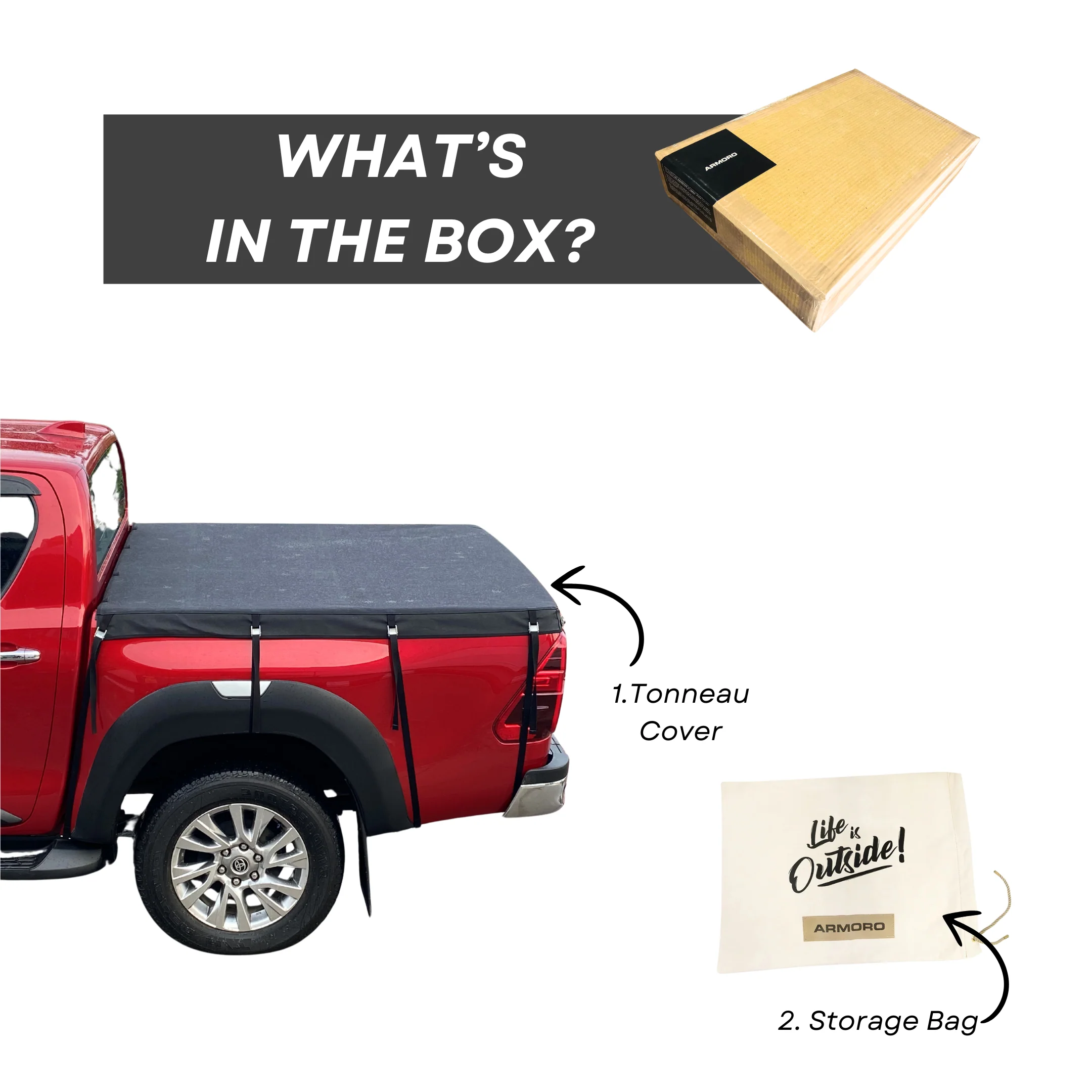 Toyota Hilux Tonneau Cover - Image 7
